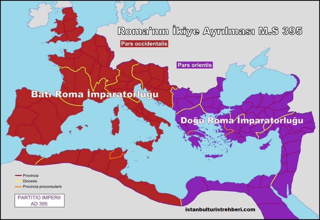 Bizans İmparatorluğu Kuruluş Tarihi