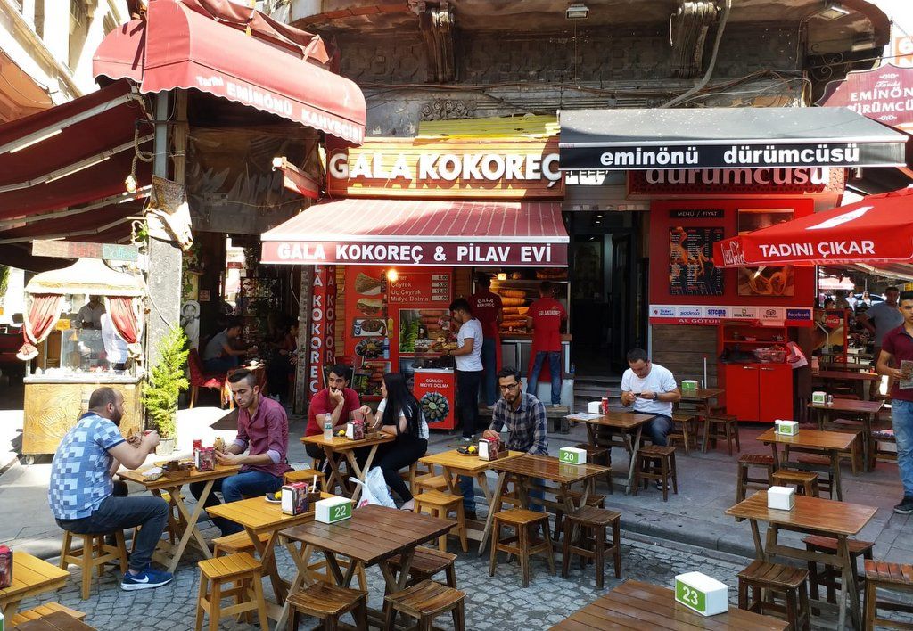 İstanbul Eminönü Kokoreç