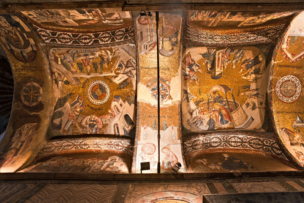 Chora Kilisesi İç Narteks yani İç Koridor Mozaikleri